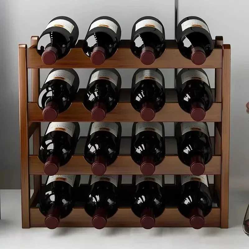 Фотография №3 товара Красная WineRack декорация, домашняя сетка для вина, демонстрационный стеллаж, креативный