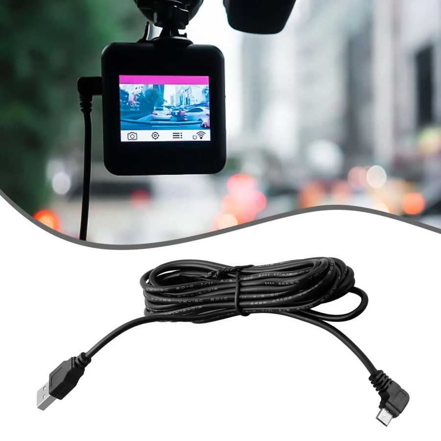Фотография №1 товара USB-кабель 3,5 метра для автомобильных видеорегистраторов, GPS-навигаторов, планшетов и мобильных