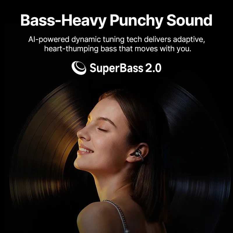 Фотография №4 товара Беспроводные наушники-клипсы Baseus Bowie MC2 AIR TWS с Bluetooth 6.0,