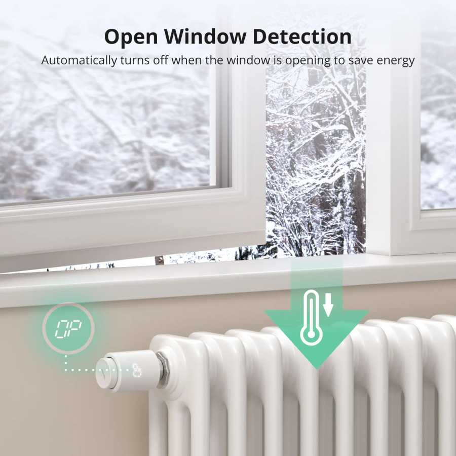 Фотография №3 товара SONOFF TRVZB термостатический клапан радиатора Smart TRV Zigbee термостат привод