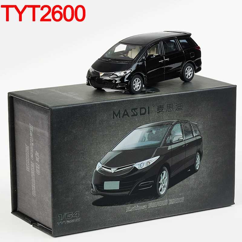 Фотография №3 товара MASSDI сплав 1/64 Estima G5R50 2006 TYT2600/TYT2604/TYT2605 модель автомобиля классический