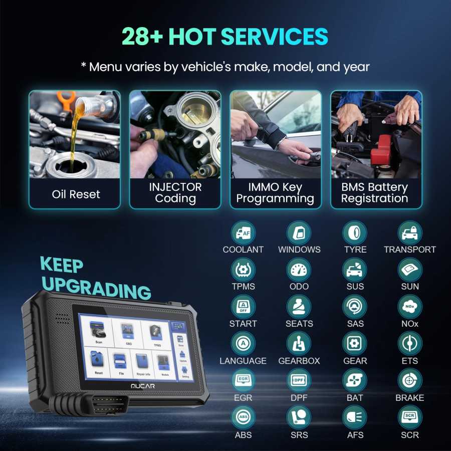 Фотография №3 товара Диагностический сканер MUCAR VO6 OBD2 для автомобилей, полнофункциональный автосканер, считыватель