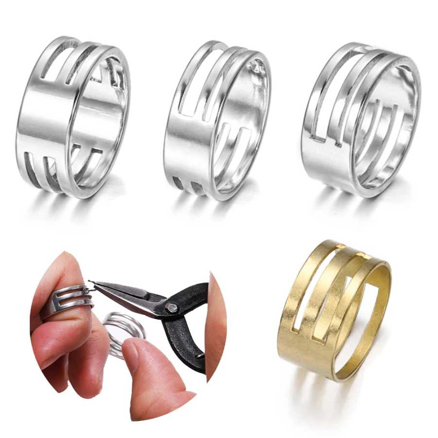 Jump Ring Opening Tools закрытие кольца кольца ювелирные инструменты Jump Ring Opener для ювелирных изделий DIY, делающих ювелирные выводы 17/18/19mm Инструменты и оборудование для украшений