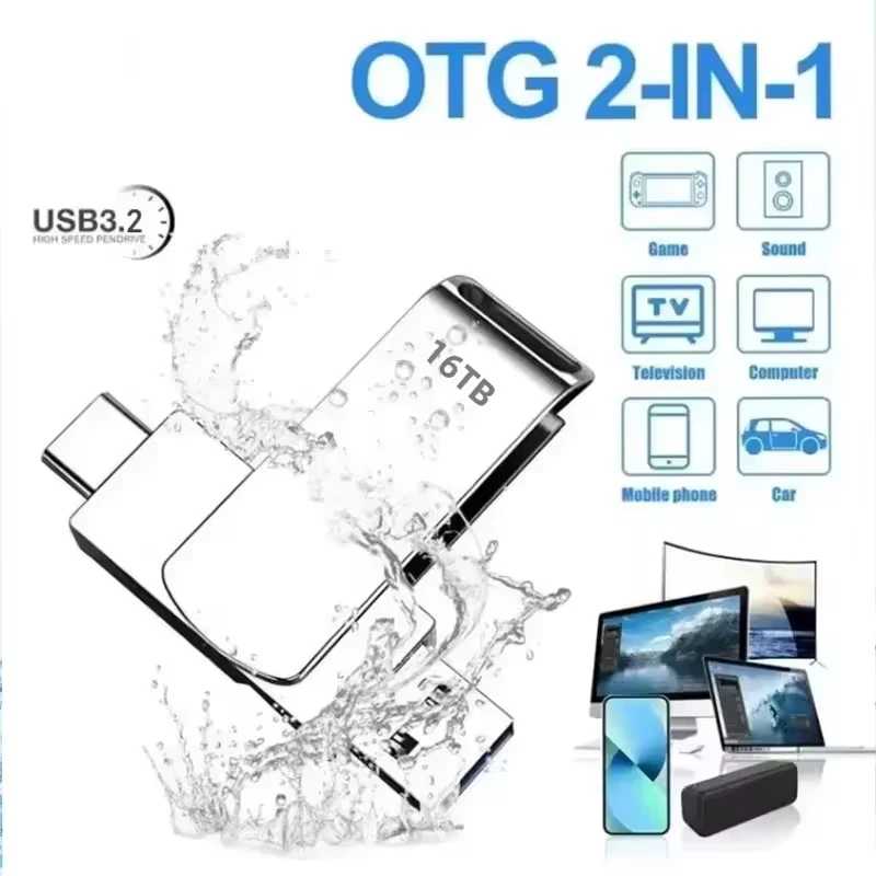 Фотография №1 товара Новые флеш-накопители USB 3.2 на 16 ТБ: высокоскоростная передача данных,