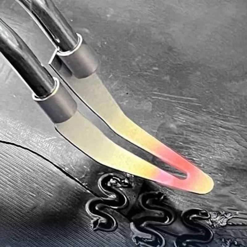 Аксессуары для сварочного пистолета с плоской головкой, устройство для разглаживания, электрический паяльник, аксессуары для ремонта автомобильного бампера, инструменты Детали инструментов