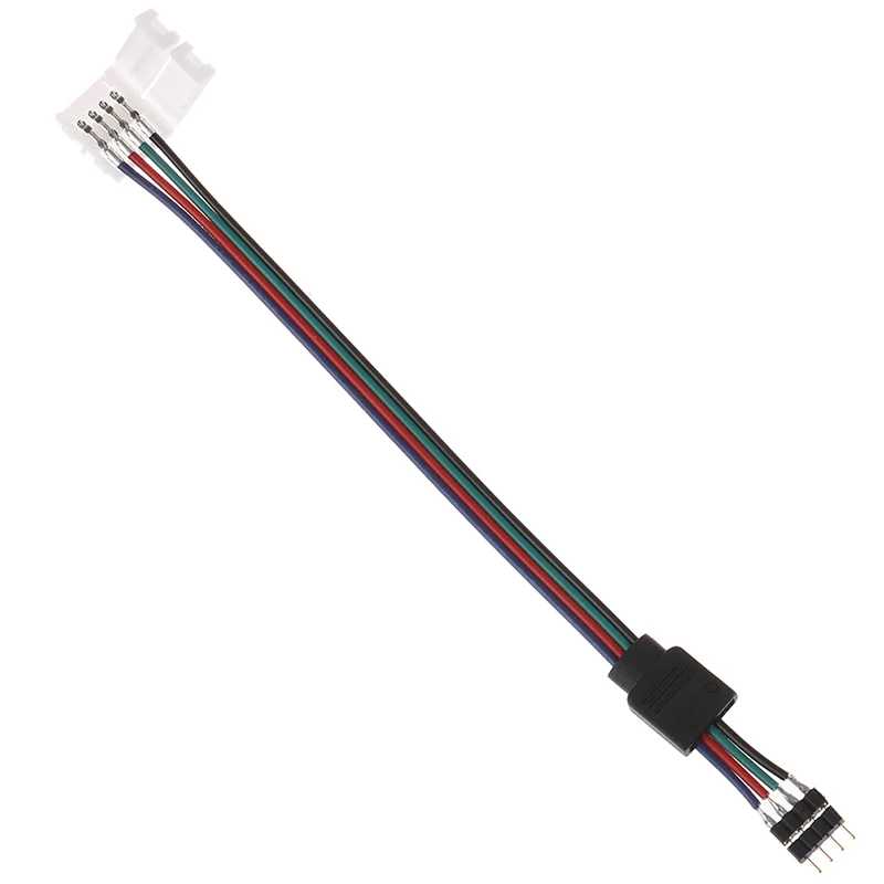 1 шт., Светодиодная лента 15 см, 5050 RGB, 4 контакта Электрика