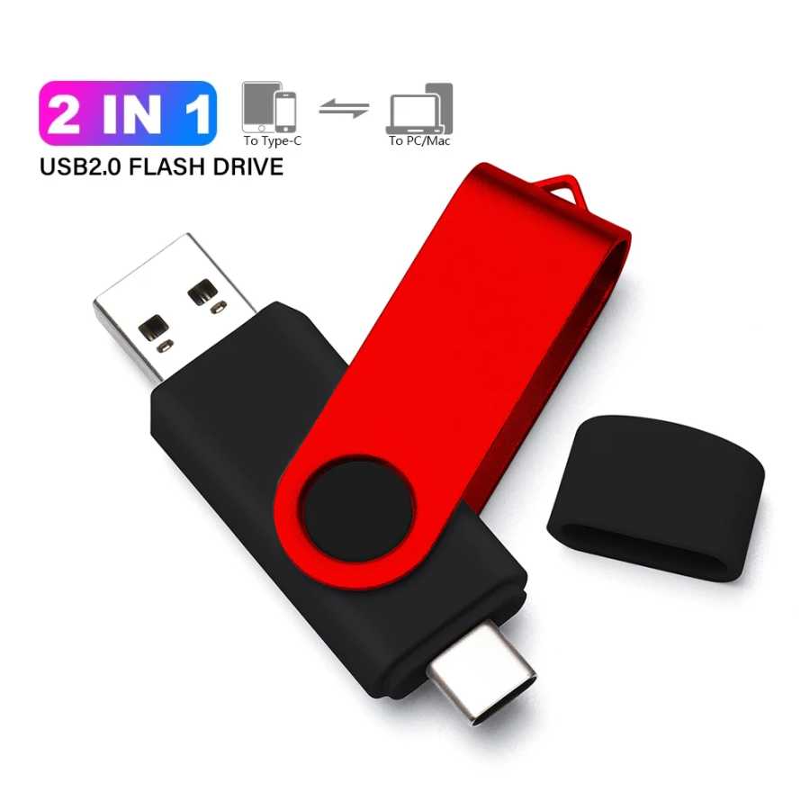 Фотография №3 товара 100 шт./лот USB-флешка Type-C 128 ГБ с бесплатным индивидуальным логотипом