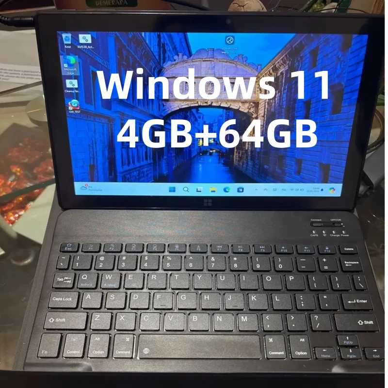 Планшетный ПК Windows 11, 10,1 дюйма, 64 бита, Intel Atom N3350, 4 ГБ DDR, 64 ГБ ПЗУ, 1920x1200, IPS-дисплей, двойной камер, Type-C, USB 3.0 Планшеты