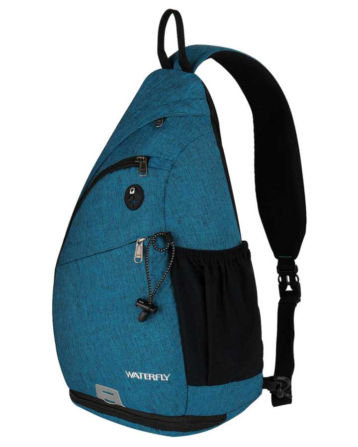 Рюкзак через плечо WATERFLY Sling Bag - повседневный рюкзак через плечо с перекрестной грудью для мужчин и женщин, легкий повседневный рюкзак Мужские сумки