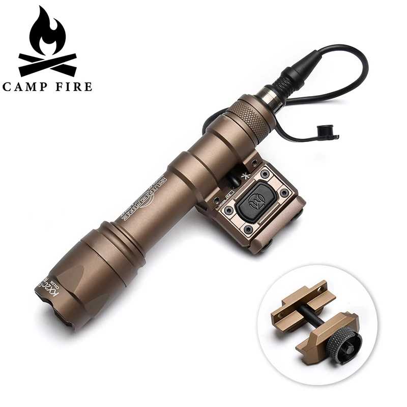 Тактический фонарик Surefire M600 высокой мощности 600 люмен Scout Light с переключателем Modbuttn, крепление для страйкбольного пистолета Охота