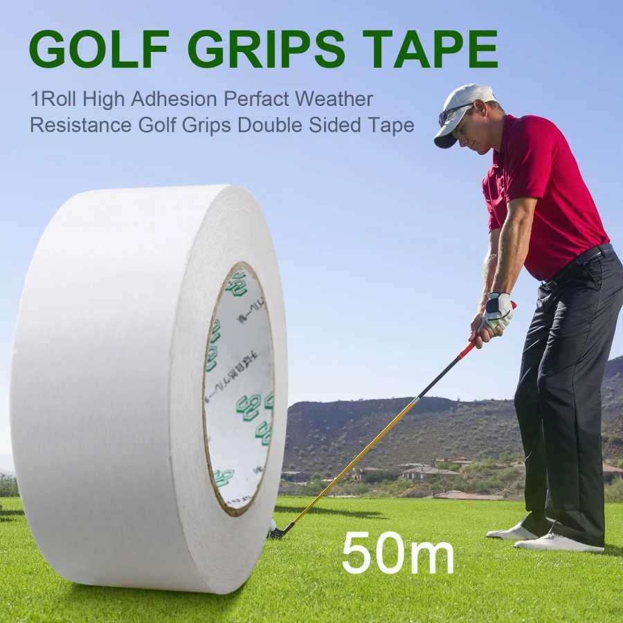 CRESTGOLF двухсторонняя лента для захвата гольфа для установки захвата клюшек для гольфа, лента для захвата гольфа, 2 "* 50 м/1" * 50 м/2 дюйма * 0,2 м Гольф