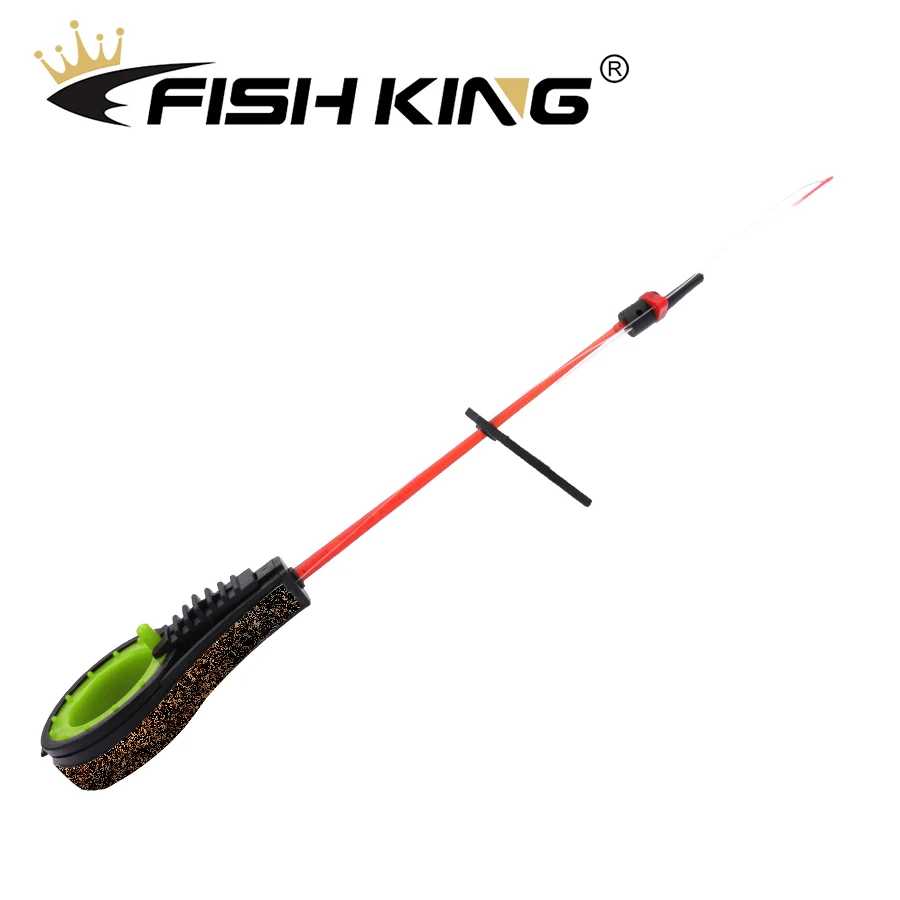 FISH KING удочка для зимней подледной рыбалки, портативная удочка для зимней подледной рыбалки, Спиннинговые удилища для зимней подледной рыбалки, снасти Для рыбалки