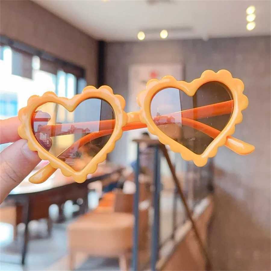 Фотография №4 товара Новые детские солнцезащитные очки Love для мальчиков и девочек, устойчивые