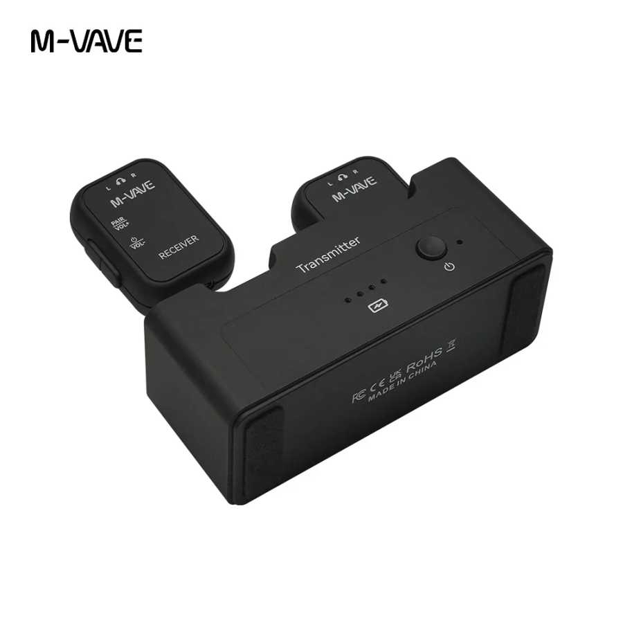 Фотография №3 товара M-VAVE WP-12 2,4G беспроводные наушники монитор аудиосистема передача стерео моно
