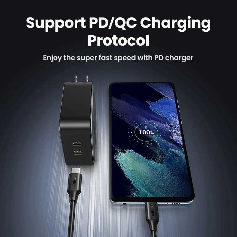 Фотография №3 товара UGREEN PD100W Кабель USB C &mdash; USB C для iPhone