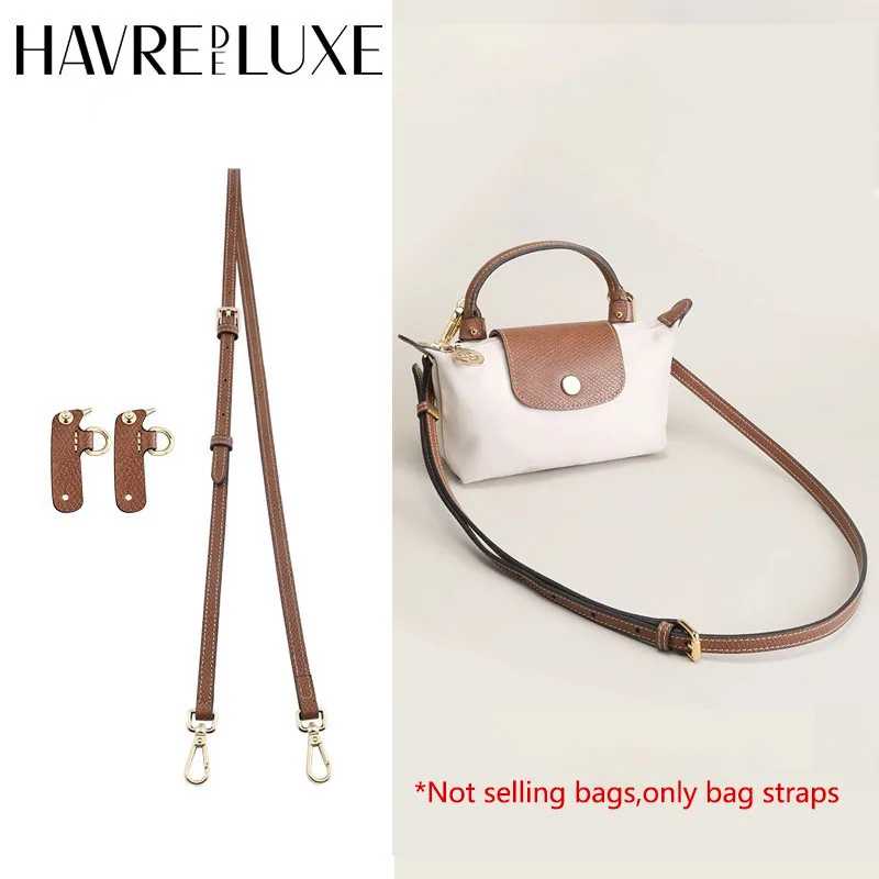 Кожаный сменный ремень для сумки через плечо для мини-сумки Longchamp, плечевой ремень без перфорации, модификация, аксессуары для сумки Детали и аксессуары для сумок