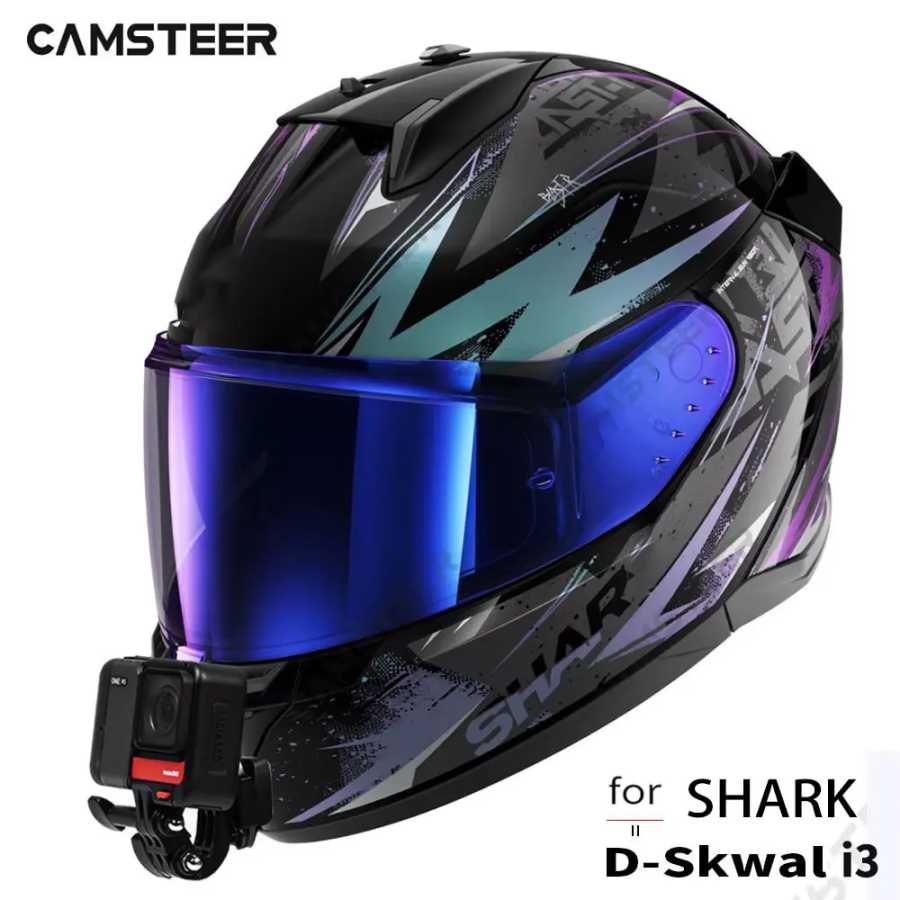 Алюминиевое крепление на подбородок для шлема Shark D Skwal i3 для камеры GoPro Hero 13 12 11 Insta360 X4 X3 Ace Pro2 DJI Action 5Pro 4 Фото- и видеотехника
