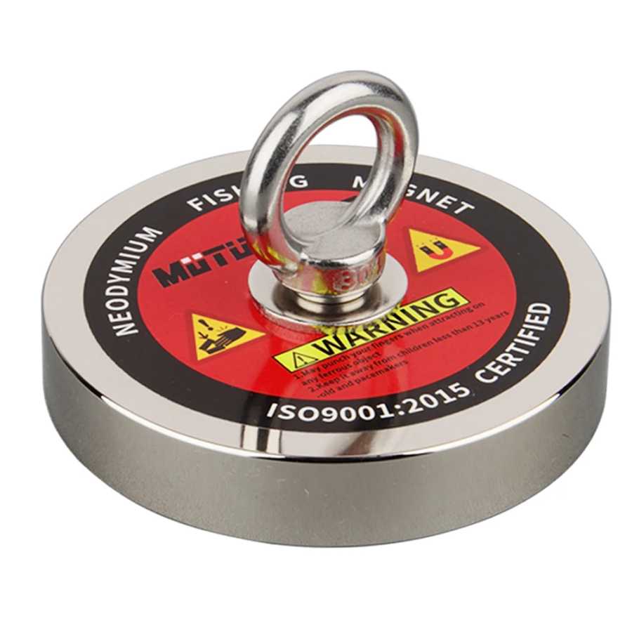 Мощный Неодимовый рыболовный Магнит 600 кг N52 M10 Eyebolt Retriving, магнитное кольцо для охоты за сокровищами Крепеж и скобяные изделия
