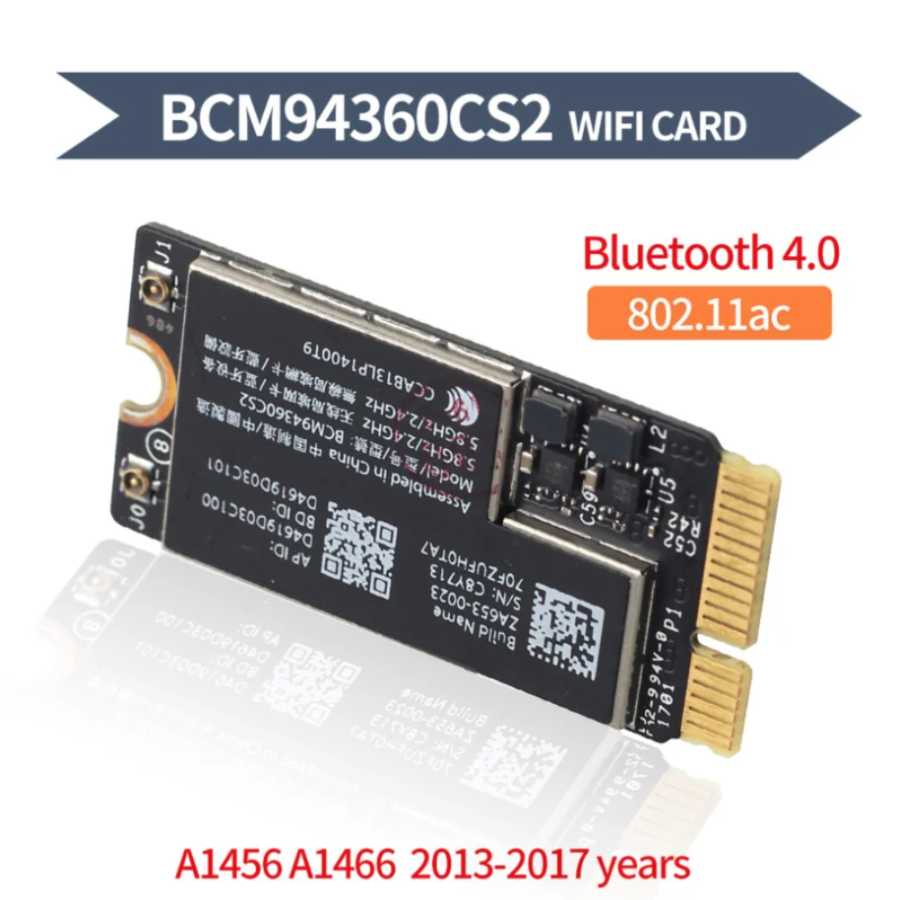 Фотография №2 товара BCM94360CS2 Wireless-AC WIFI Bluetooth BT 4.0 Airport 802.11ac Карта для