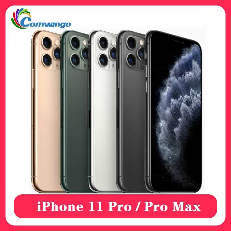 Оригинальный Apple iPhone 11 Pro/Pro max 64 ГБ 256 ГБ ПЗУ OLED A13 IOS Face ID разблокированный iphone 11 Pro 11 Pro max Б/У и восстановленные телефоны