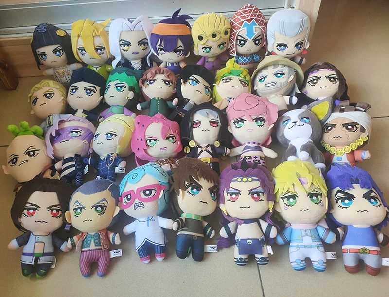 JoJoss Bizarre Adventure Golden Wind Buccellati Abbacchio Fugo Yoshikage Kira Rohan Kishibe Josuke Higashikata Jotaro Kujo plush Мягкие игрушки