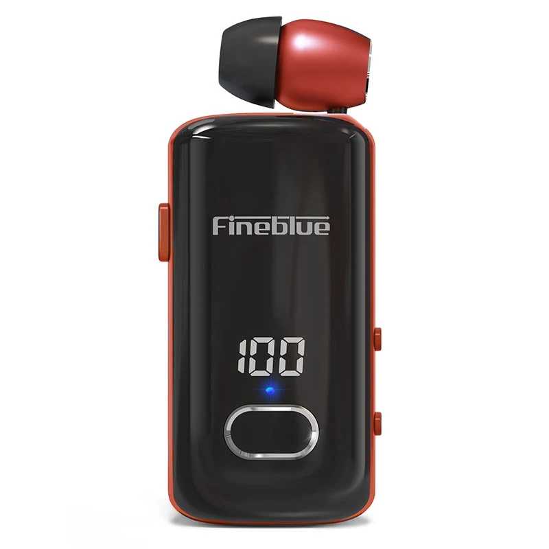 Fineblue F580 Lavalier Беспроводные наушники Bluetooth 5.3 Наушники с микрофоном Дисплей мощности Наушники с шумоподавлением Бесплатно Портативное аудио и видео
