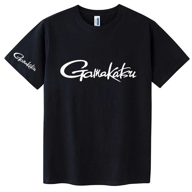 Футболка Love Fishing Gamakatsu Love Fish на открытом воздухе, мужская новая брендовая футболка из 100% хлопка высокого качества с принтом, летняя футболка с коротким рукавом Футболки и майки