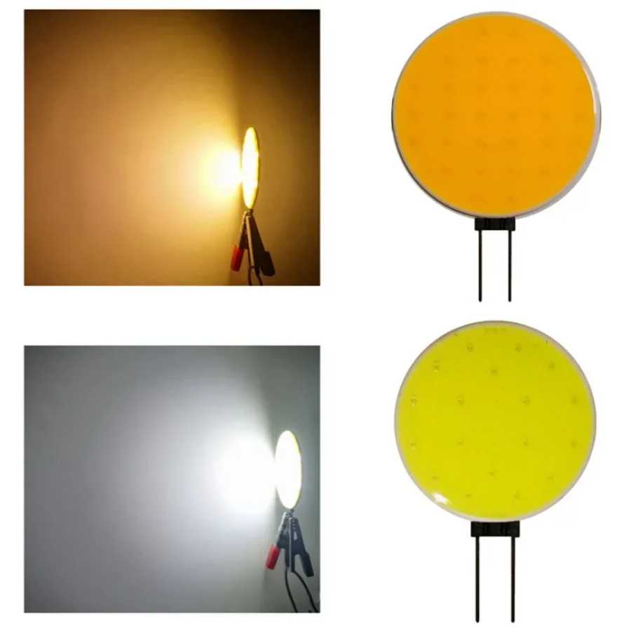 Фотография №3 товара Светодиодная лампа G4 COB DC12V 5W 7W, теплый белый свет,