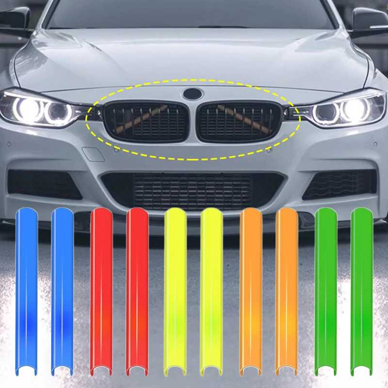 Пара накладок на переднюю решетку автомобиля для BMW F30 F31 F32 F33 F34 F36 F20 F21 F22 F23 G29 Автомобильный спортивный стиль, украшения, аксессуары Детали экстерьера