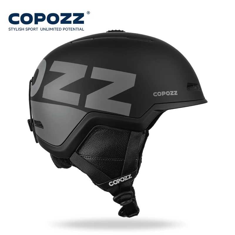 Фотография №1 товара COPOZZ лыжный шлем, полузакрытый противоударный лыжный шлем для взрослых, мужчин