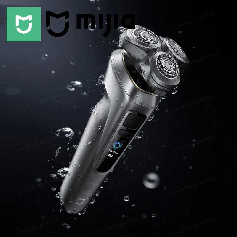 Электробритва MIJIA Pro &ndash; Двойное кольцо безопасности, 360&deg; &deg; Плавающая головка, умный цветной дисплей, IPX8 для влажного и сухого использования, USB-C, бритва с длительным временем автономной работы Техника для красоты