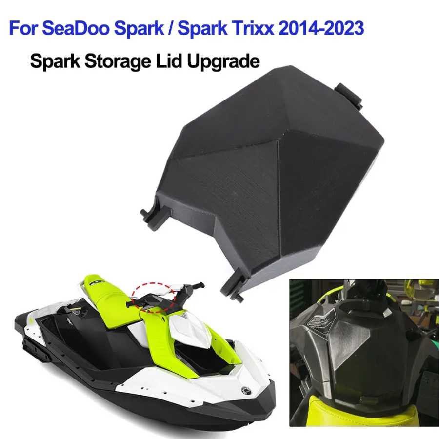 Обновленная крышка для хранения искры из АБС-пластика для SeaDoo Sea-Doo Spark/Spark Trixx 2014-2023 Лодки