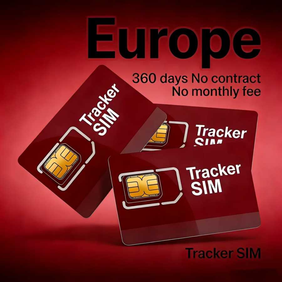 Европейская SIM-карта 4G для GPS-трекера, без контракта, 360 МБ/500 МБ, 360 дней LTE Cat1 M2M Роуминг, для TK303F ST-902 C08 и т.д. SIM-карты и аксессуары