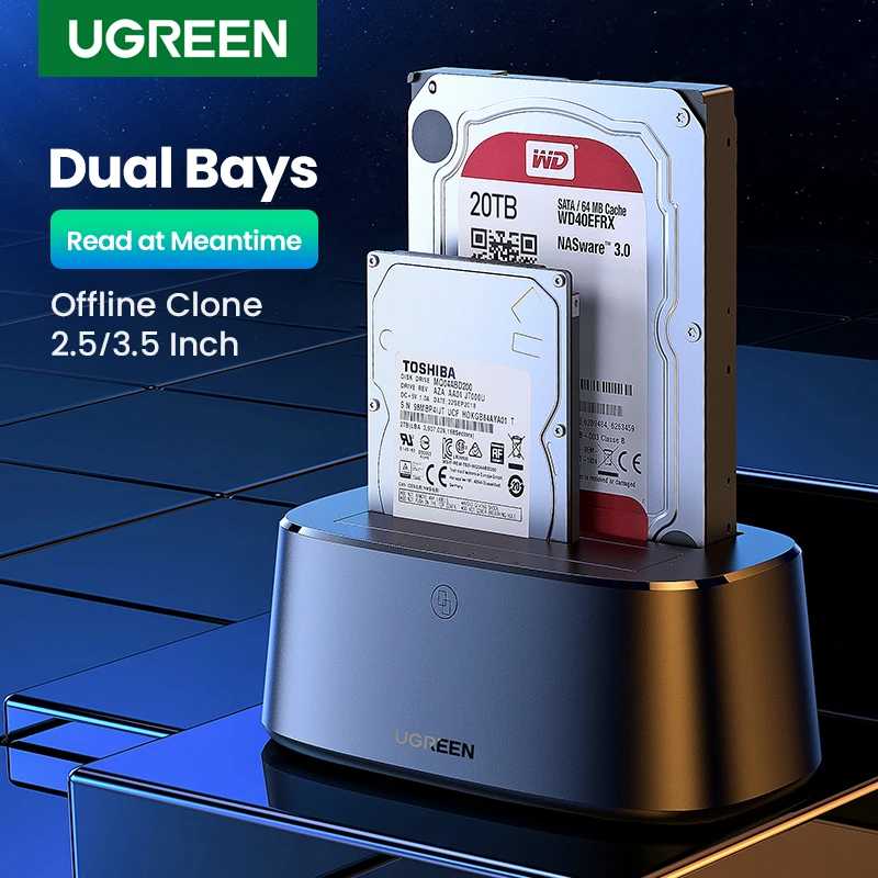 Док-станция для жестких дисков Ugreen Хранение данных