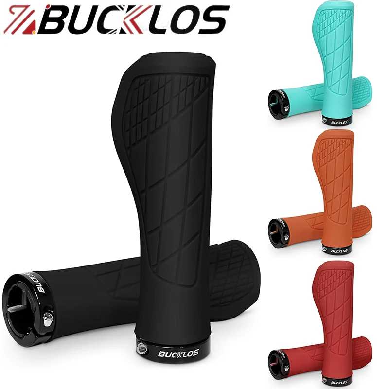 BUCKLOS MTB ручки на руль эргономичные удобные ручки для горного велосипеда Lokc велосипедные мягкие резиновые ручки на руль аксессуары для велосипеда Велоспорт
