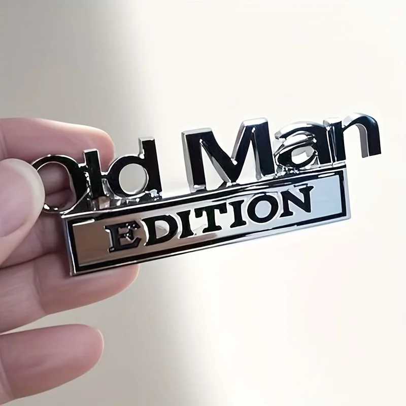 Old Man Edition 3D эмблема наклейка значок на крыло забавные наклейки автомобиль грузовик замена двери украшение для универсального автомобиля внедорожник Детали экстерьера
