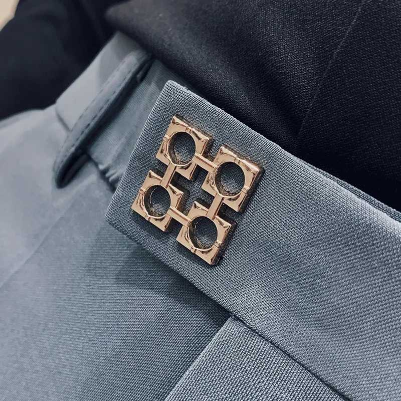 Фотография №4 товара Мужские повседневные брюки Slim Fit для офиса и уличного стиля,