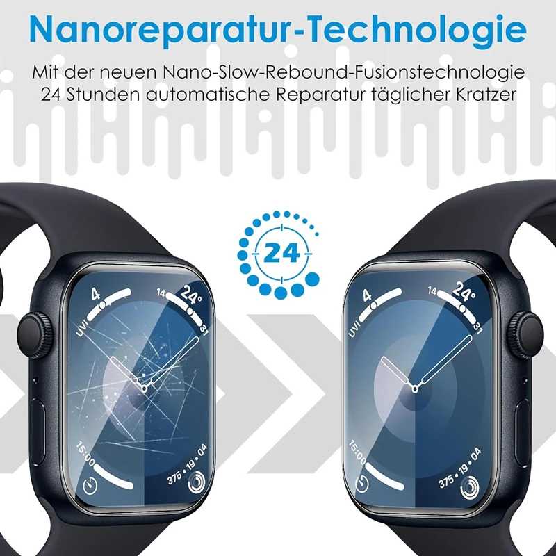 Фотография №2 товара Гидрогелевая пленка для Apple Watch 5, 6, SE, 40 мм,