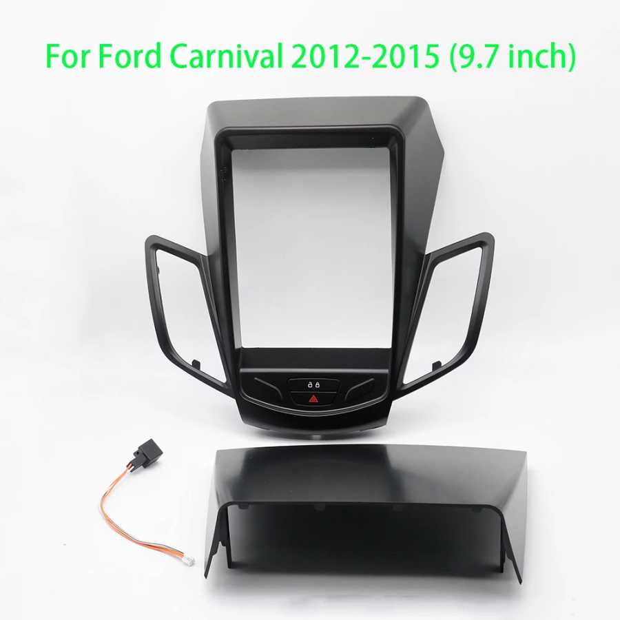 Для Ford Carnival 2012-2015 навигация 9,7-дюймовый автомобильный радиоприемник DVD-плеер Fascias рамка панель Android Детали интерьера