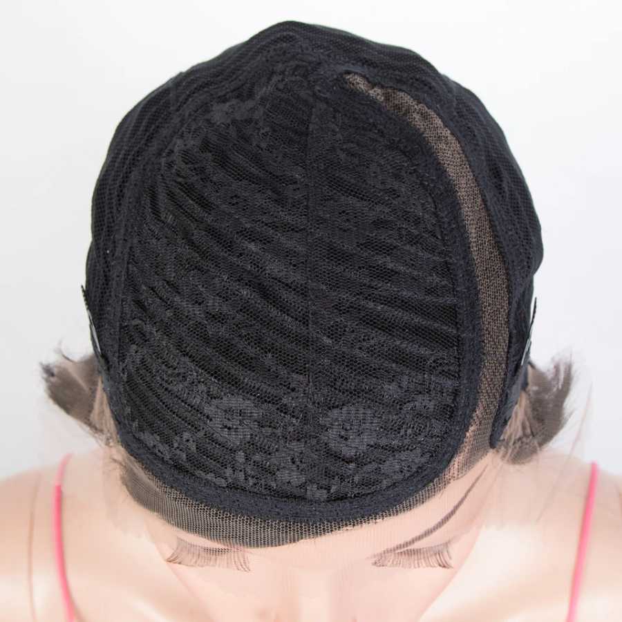 Фотография №5 товара Парик Lekker Black Short Pixie Cut 13X1 с C-образной частью