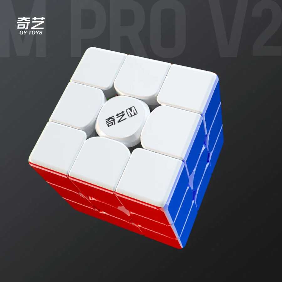 Фотография №1 товара JudyCube QiYi M Pro V2 Pioneer UV 3X3 Магнитный магический