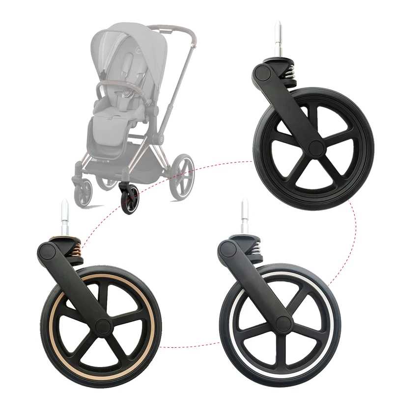 Переднее колесо для коляски Cybex Priam 3/4 2019~2026, прямая замена, аксессуары для детских колясок, переднее колесо для прогулочной коляски Детские коляски и аксессуары