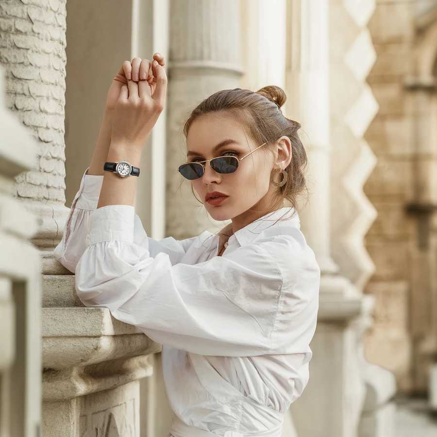 Фотография №4 товара Женские кварцевые часы BENRY: прочный корпус из нержавеющей стали, светящийся