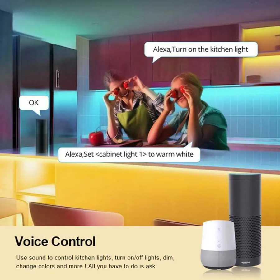 Фотография №3 товара Светодиодная лента Tuya Zigbee COB CCT 12 В, 2 м,