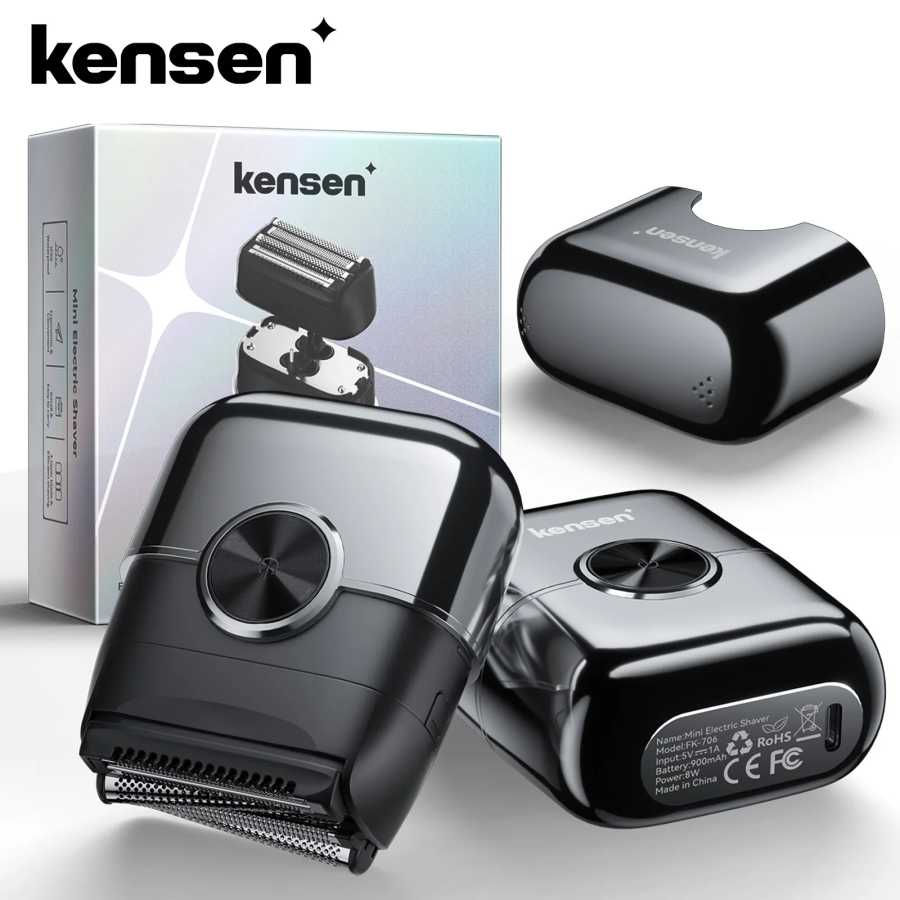 KENSEN S26 электробритва для мужчин 4D плавающие лезвия бритвы из фольги водостойкие 8000 об/мин триммер для бороды портативная мини-электрическая бритва Техника для красоты