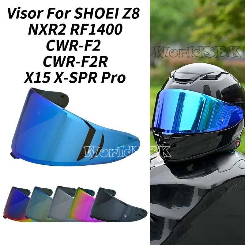 Козырек для шлема для SHOEI Z8 NXR2 RF1400 RF-1400 CWR-F2 CWR-F2R X15 X-Fifteen X-SPR Pro, солнцезащитный крем, детали для лобового стекла, шлем Мотоцикл оборудования