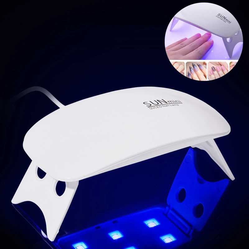 F2 6w Портативный Usb Инструмент для сушки ногтей Домашняя мини-лампа для ногтей УФ-светодиодная гель-лак Отвержденный розовый белый сушилка для ногтей УФ-лампа Симпатичный стол Лампочки и световые трубки