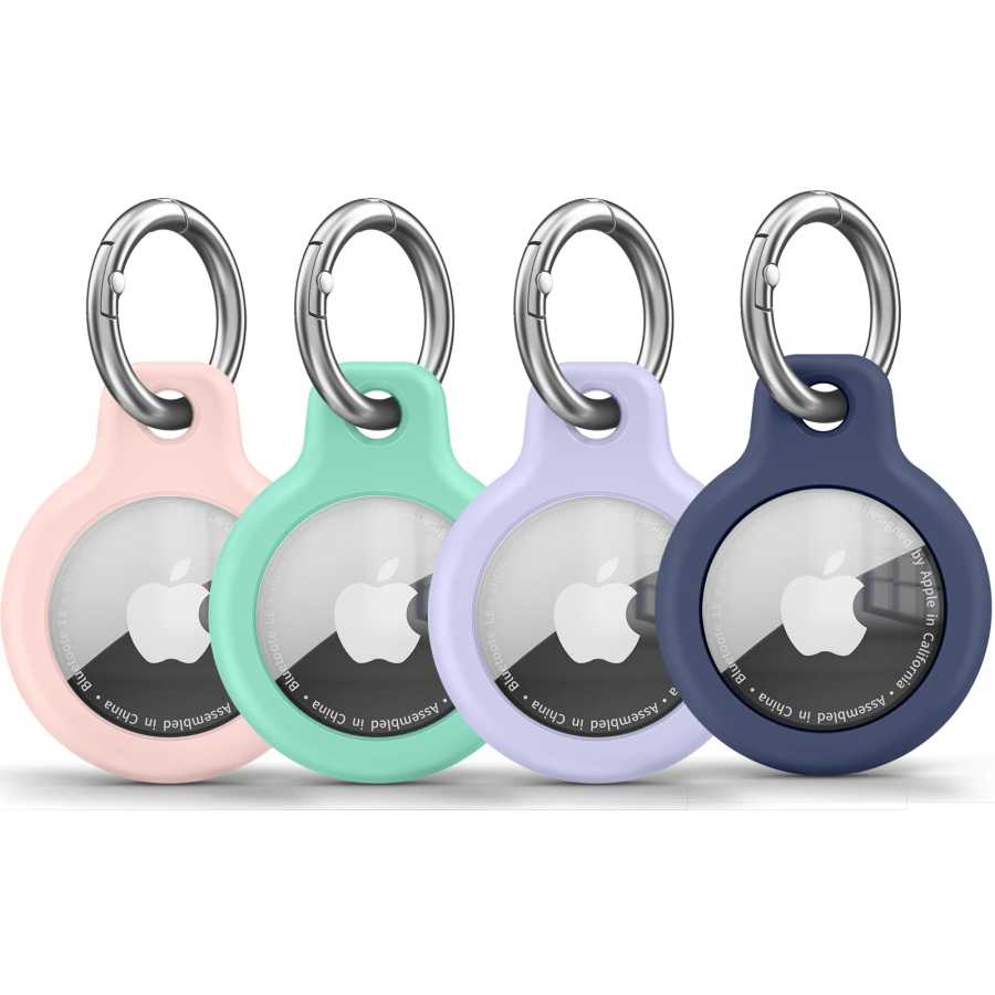 Чехол из ТПУ для Apple AirTag с брелоком, защитный корпус, аксессуары для трекера, противоударный чехол для Apple AirTag Умная электроника