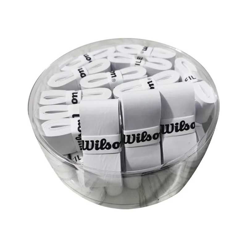 30 шт./лот, ручка для ракетки Wilson, липкая теннисная ракетка для бадминтона, резиновый рукав, теннисная ручка, нескользящая, ручка для бадминтона Спортивные ракетки