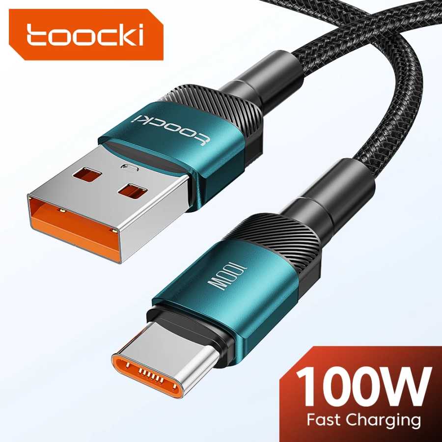 Toocki 7A USB-кабель типа C для Huawei Honor 100 Вт/66 Вт, зарядное устройство для быстрой зарядки, USB C, кабель для передачи данных для Xiaomi Poco Oneplus Samsung Аксессуары для мобильных телефонов